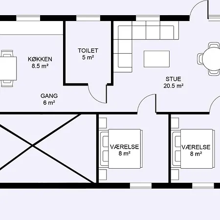 Apartamento Hawbakken - Holoftet & Kalvestalden Hjørring
